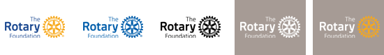 ロータリー財団のロゴ サンプル